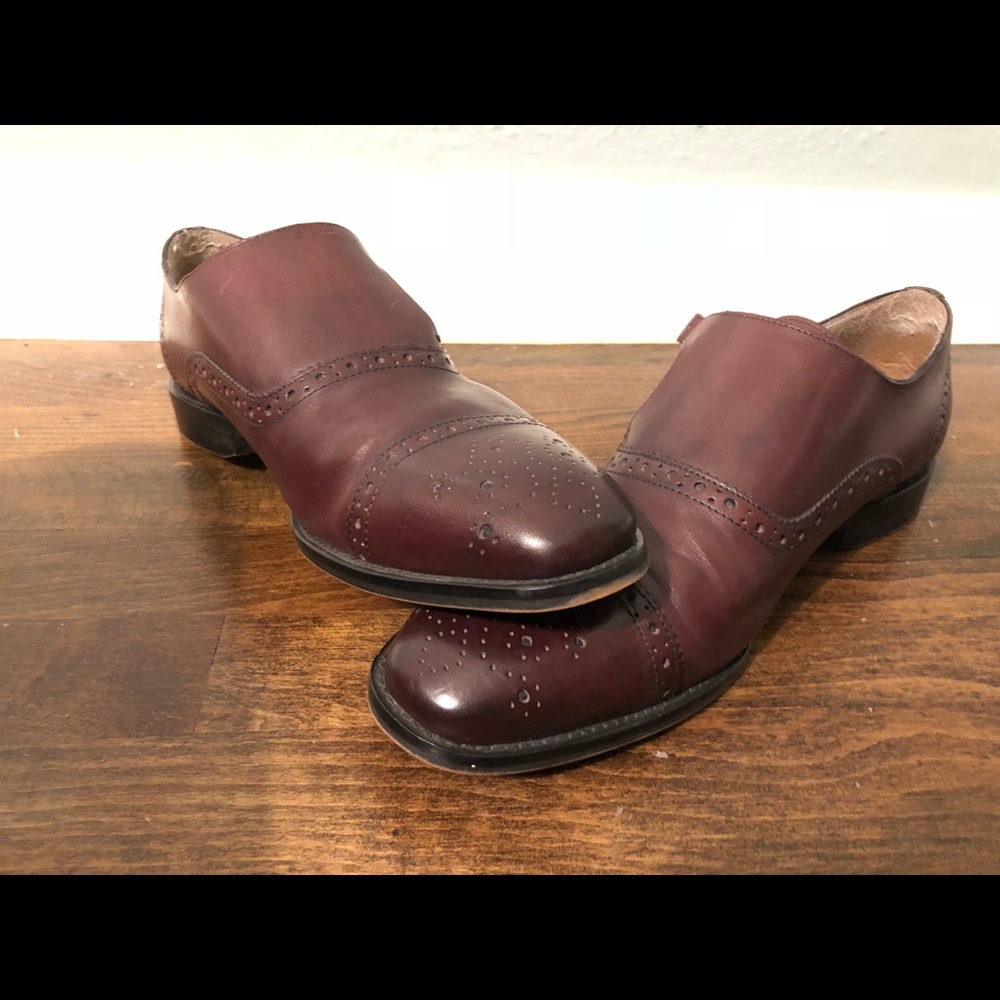 Banana Republic Merlot Single Monks - Size 10
